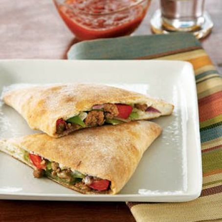 Sausage and Pepper Pies