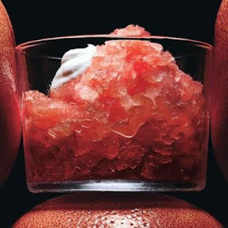 GRAPEFRUIT CAMPARI GRANITA