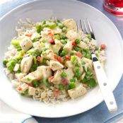 Slow-Cooked Chicken a La King Recipe