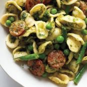 Pesto Orecchiette With Chicken Sausage