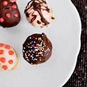 Chocolate Covered Strawberry Cake Balls