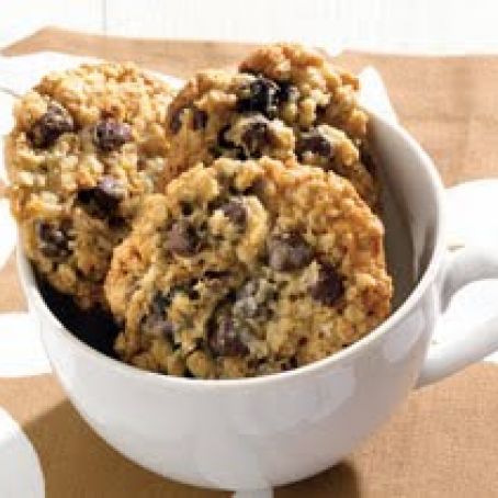 Chewy Chocolate Chip-Granola Cookies