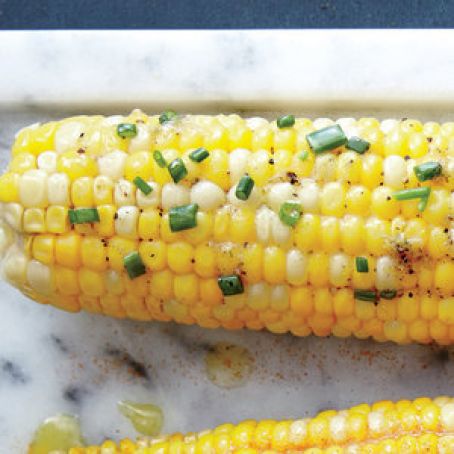 Corn on the Cob with Lemon-Chive Butter
