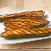 Grilled Zucchini with Teriyaki Sauce