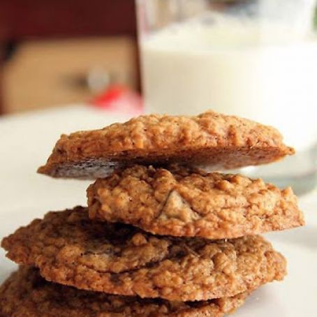 Thin and Crispy Oatmeal Cookies   (Cook's Illustrated)