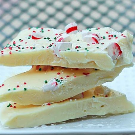 Candyland Peppermint Bark  By Chocolate Covered Katie