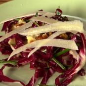 Roasted Cauliflower Salad with Radicchio, Pecorino, and Fried Capers