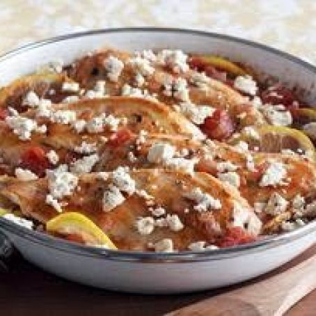 chicken with tomatoes & feta
