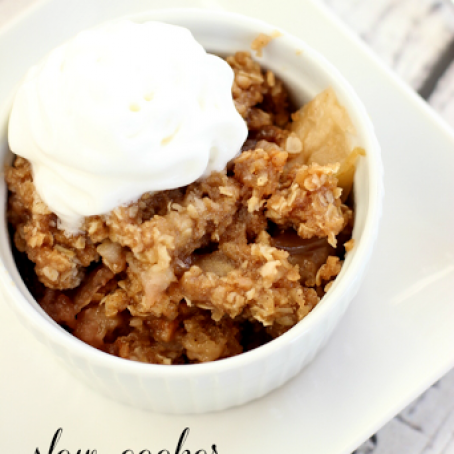 Slow Cooker Apple Crisp
