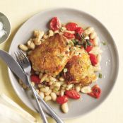 Chicken With White Beans and Tomatoes