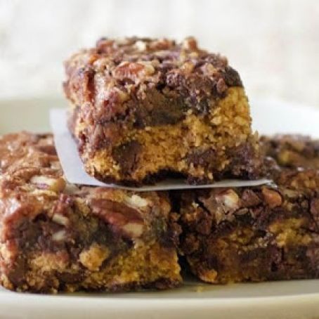 Raspberry Brownie Cookie Bars