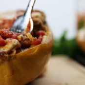 Chicken Parm-Stuffed Spaghetti Squash