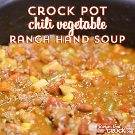CROCK POT CHILI VEGETABLE SOUP