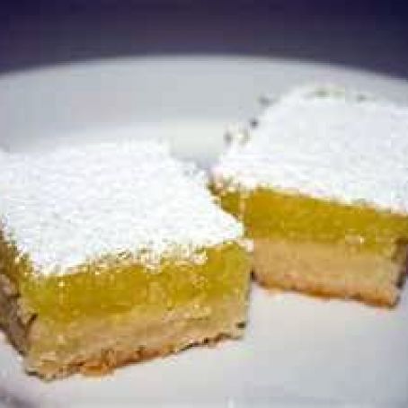 Lemon Snow Bars