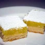 Lemon Snow Bars