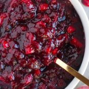 Apple Cider Cranberry Sauce