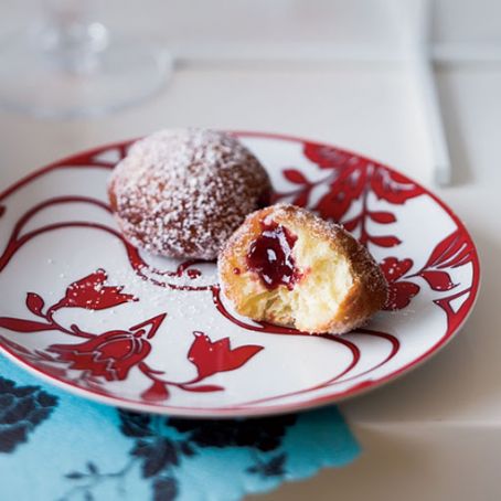 Raspberry Jam Bomboloni