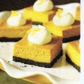 Pumpkin Squares with Maple Whipped Cream