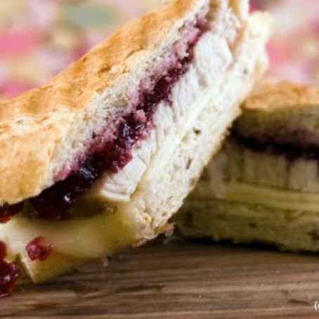Turkey, Cranberry and Havarti Panini