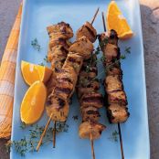 Pork Kebabs with Orange & Thyme