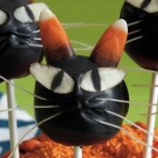 Halloween Cat Cake Pops