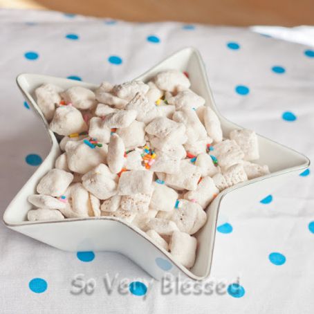 Cake Batter Puppy Chow