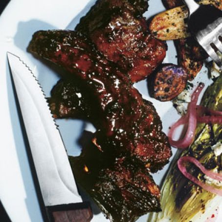 Mixed Grill w/Sweet & Spicy Bourbon Sauce