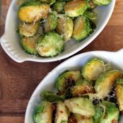 Lemon Garlic Brussels Sprouts