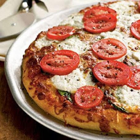 WHITE PIZZA w/GOAT CHEESE