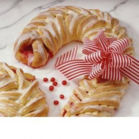 Candy Cane Coffee Cake