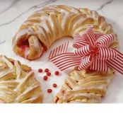 Candy Cane Coffee Cake