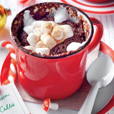 Mexican Hot Chocolate Mug Cake