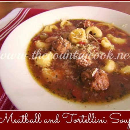 Crockpot Meatball & Tortillini Soup