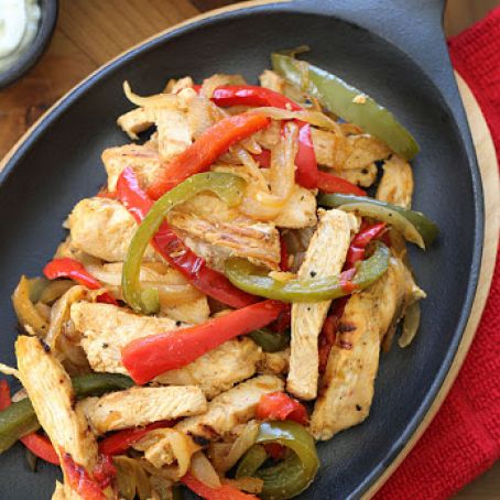 Skinny Chicken Fajitas