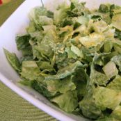 Raw, Vegan Mock-Caesar Salad