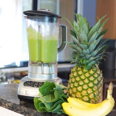 Green Piña Colada Smoothie