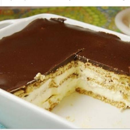 No Bake Eclair Cake