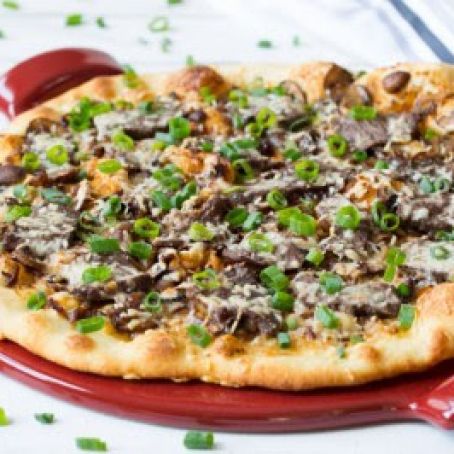 Homemade Pizza + Mustard + New York Strip