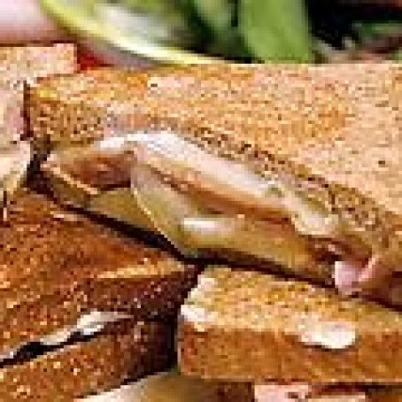 Croque Monsieur Sandwiches with Pears