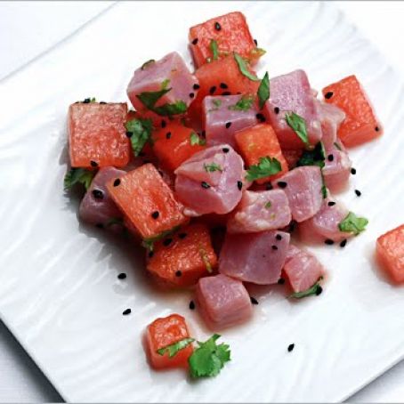 Tuna Watermelon Ceviche