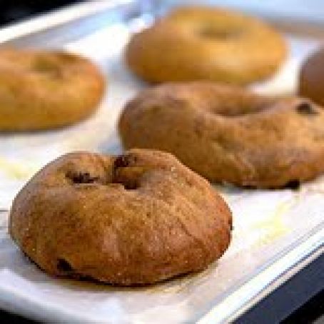 Homemade Cinnamon Raisin Bagels