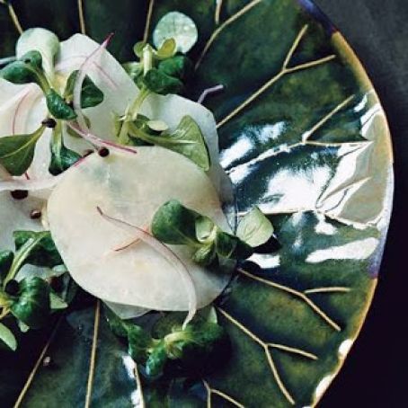 KOHLRABE AND MACHE SALAD