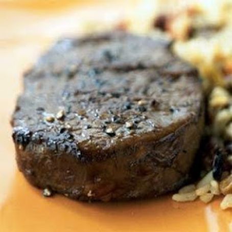 Balsamic and Black Pepper Filet Mignon
