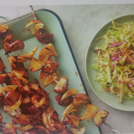 Chicken and Potato Kabobs