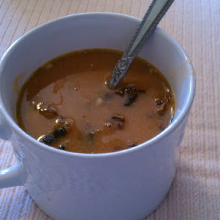 Pesto-Garbanzo Soup
