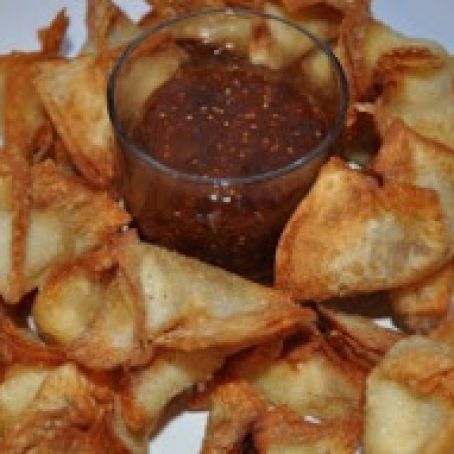 Goat Cheese Wonton Appys