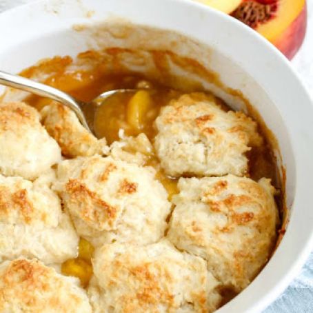 Classic Peach Cobbler-4 Serving Size