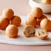 Oatmeal-Raisin Cookie Dough Truffles