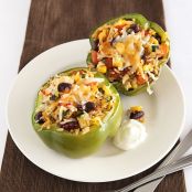 Mexican Poblano Stuffed Peppers