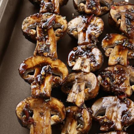 Mushroom Skewers